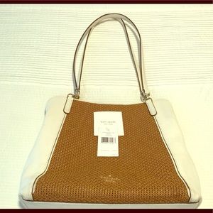 Kate Spade med Jackson straw shoulder